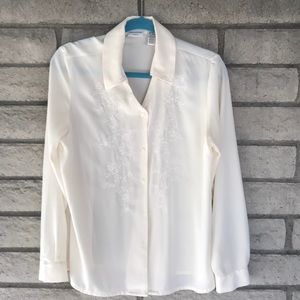Really Pretty Vintage Embroidered Blouse